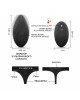 Вібратор у трусики Dorcel DISCREET VIBE L, підігрів та пульт ДК, трусики в комплекті Вібратор у трусики Dorcel DISCREET VIBE L, підігрів та пульт ДК, трусики в комплекті