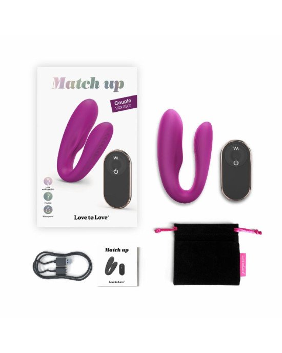 Вібратор для пар із пультом ДК Love To Love MATCH UP - SWEET ORCHID