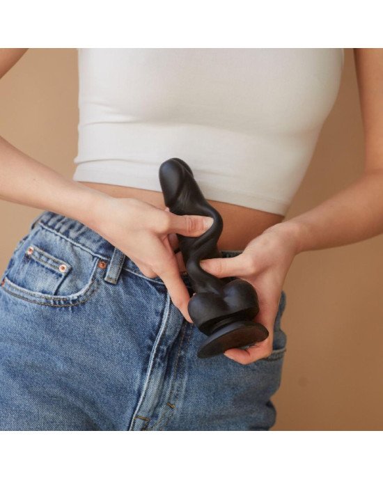 Реалістичний фалоімітатор Strap-On-Me Sliding Skin Realistic Dildo Black - S, ефект рухливої шкіри Реалістичний фалоімітатор Strap-On-Me Sliding Skin Realistic Dildo Black - S, ефект рухливої шкіри