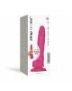 Реалістичний фалоімітатор Strap-On-Me Sliding Skin Realistic Dildo Fuchsia - S, ефект рухливої шкіри Реалістичний фалоімітатор Strap-On-Me Sliding Skin Realistic Dildo Fuchsia - S, ефект рухливої шкіри