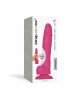 Реалістичний фалоімітатор Strap-On-Me Sliding Skin Realistic Dildo Fuchsia - L, ефект рухливої шкіри