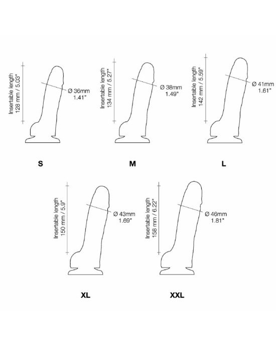 Реалістичний фалоімітатор Strap-On-Me Sliding Skin Realistic Dildo Vanille - L, ефект рухливої шкіри Реалістичний фалоімітатор Strap-On-Me Sliding Skin Realistic Dildo Vanille - L, ефект рухливої шкіри
