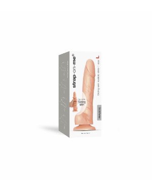 Реалістичний фалоімітатор Strap-On-Me Sliding Skin Realistic Dildo Vanille - L, ефект рухливої шкіри