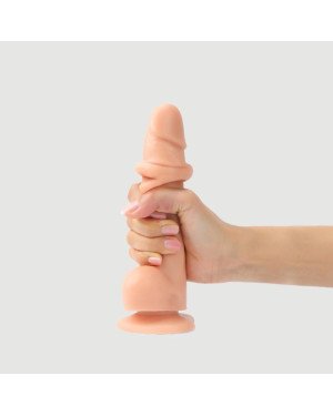 Реалістичний фалоімітатор Strap-On-Me Sliding Skin Realistic Dildo Vanille - XL, ефект рухливої шкір