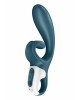 Смартвібратор-кролик Satisfyer Hug Me Bluegrey, 2 мотори, діаметр 4,2см, широка кліторальна частина