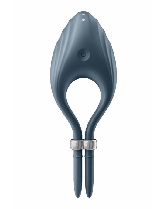 Ерекційне віброкільце-ласо Satisfyer Duelist Dark Blue, 10 режимів, потужний мотор Ерекційне віброкільце-ласо Satisfyer Duelist Dark Blue, 10 режимів, потужний мотор