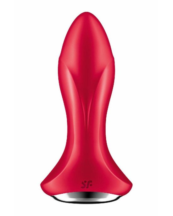 Анальна смартвібропробка із перлинним масажем Satisfyer Rotator Plug 1+ Red Анальна смартвібропробка із перлинним масажем Satisfyer Rotator Plug 1+ Red