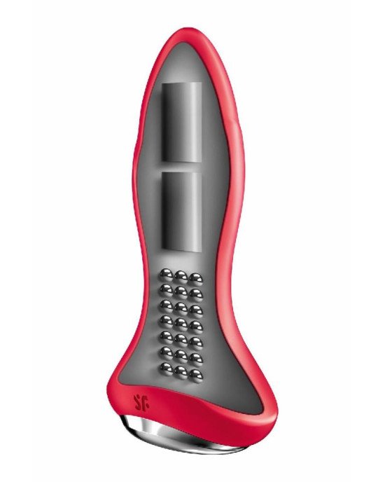 Анальна смартвібропробка із перлинним масажем Satisfyer Rotator Plug 1+ Red Анальна смартвібропробка із перлинним масажем Satisfyer Rotator Plug 1+ Red