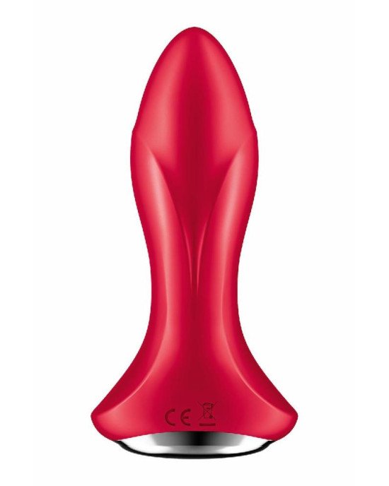 Анальна смартвібропробка із перлинним масажем Satisfyer Rotator Plug 1+ Red Анальна смартвібропробка із перлинним масажем Satisfyer Rotator Plug 1+ Red