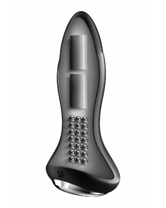 Анальна смарт вібропробка із перлинним масажем Satisfyer Rotator Plug 1+ Black Анальна смарт вібропробка із перлинним масажем Satisfyer Rotator Plug 1+ Black