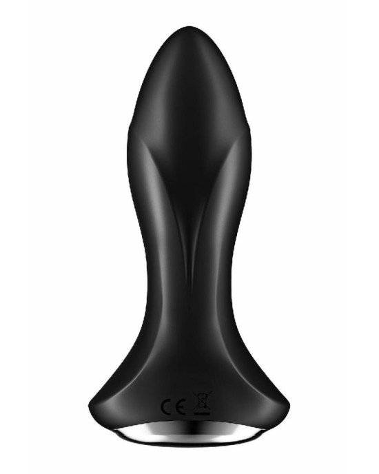 Анальна смарт вібропробка із перлинним масажем Satisfyer Rotator Plug 1+ Black Анальна смарт вібропробка із перлинним масажем Satisfyer Rotator Plug 1+ Black