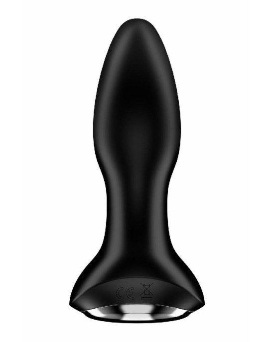 Анальна смарт вібропробка із перлинним масажем Satisfyer Rotator Plug 2+ Black Анальна смарт вібропробка із перлинним масажем Satisfyer Rotator Plug 2+ Black