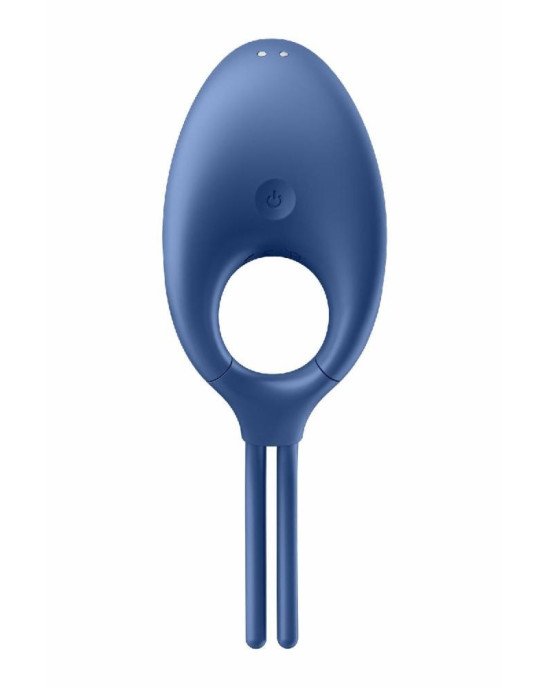 Ерекційне віброкільце-ласо Satisfyer Swordsman Blue, міцна фіксація, 10 режимів, потужний мотор