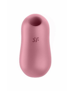 Вакуумний стимулятор із вібрацією Satisfyer Cotton Candy Light Red Вакуумний стимулятор із вібрацією Satisfyer Cotton Candy Light Red