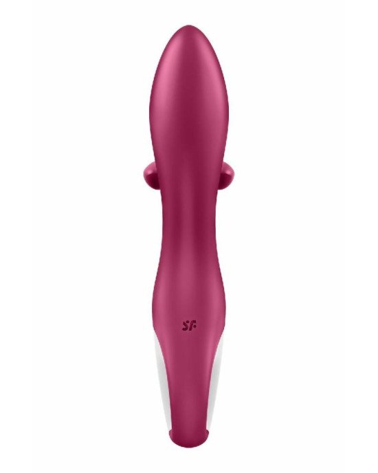 Вібратор-кролик із потрійним відростком Satisfyer Embrace me Berry, 2 мотори, діаметр 3,6 см Вібратор-кролик із потрійним відростком Satisfyer Embrace me Berry, 2 мотори, діаметр 3,6 см
