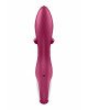 Вібратор-кролик із потрійним відростком Satisfyer Embrace me Berry, 2 мотори, діаметр 3,6 см Вібратор-кролик із потрійним відростком Satisfyer Embrace me Berry, 2 мотори, діаметр 3,6 см