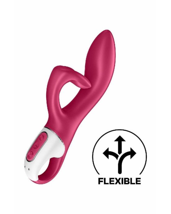 Вібратор-кролик із потрійним відростком Satisfyer Embrace me Berry, 2 мотори, діаметр 3,6 см Вібратор-кролик із потрійним відростком Satisfyer Embrace me Berry, 2 мотори, діаметр 3,6 см