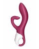Вібратор-кролик із потрійним відростком Satisfyer Embrace me Berry, 2 мотори, діаметр 3,6 см Вібратор-кролик із потрійним відростком Satisfyer Embrace me Berry, 2 мотори, діаметр 3,6 см
