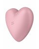 Вакуумний стимулятор-серце з вібрацією Satisfyer Cutie Heart Light Red Вакуумний стимулятор-серце з вібрацією Satisfyer Cutie Heart Light Red