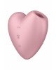 Вакуумний стимулятор-серце з вібрацією Satisfyer Cutie Heart Light Red Вакуумний стимулятор-серце з вібрацією Satisfyer Cutie Heart Light Red