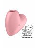 Вакуумний стимулятор-серце з вібрацією Satisfyer Cutie Heart Light Red Вакуумний стимулятор-серце з вібрацією Satisfyer Cutie Heart Light Red