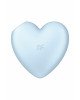 Вакуумний стимулятор-серце з вібрацією Satisfyer Cutie Heart Blue