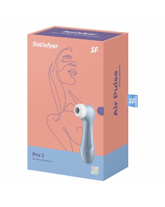 Вакуумний кліторальний стимулятор Satisfyer Pro 2 Blue Вакуумний кліторальний стимулятор Satisfyer Pro 2 Blue