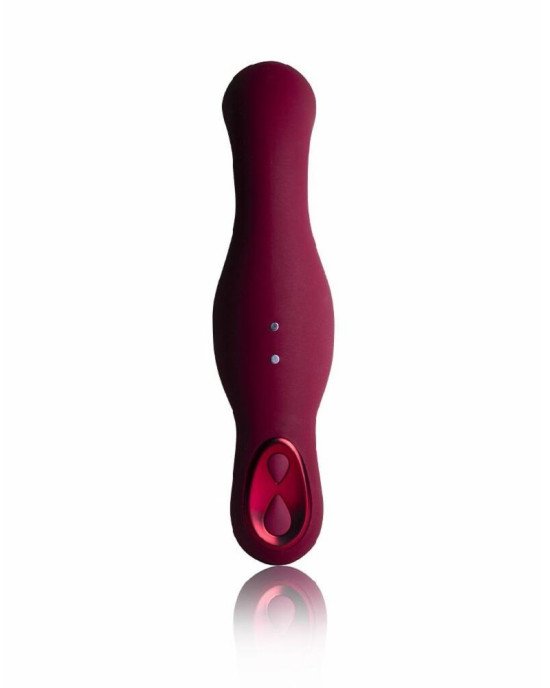 Універсальний sit-on-top вібратор Rocks Off Ruby Glow Blush, пульт ДК Універсальний sit-on-top вібратор Rocks Off Ruby Glow Blush, пульт ДК