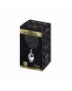 Металева анальна пробка Кролячий хвостик Alive Fluffy Plug S Black, діаметр 2,8 см Металева анальна пробка Кролячий хвостик Alive Fluffy Plug S Black, діаметр 2,8 см