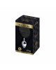 Металева анальна пробка Кролячий хвостик Alive Fluffy Plug M Black, діаметр 3,4 см Металева анальна пробка Кролячий хвостик Alive Fluffy Plug M Black, діаметр 3,4 см