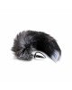 Металева анальна пробка Лисячий хвіст Alive Black And White Fox Tail L, діаметр 3,9 см Металева анальна пробка Лисячий хвіст Alive Black And White Fox Tail L, діаметр 3,9 см