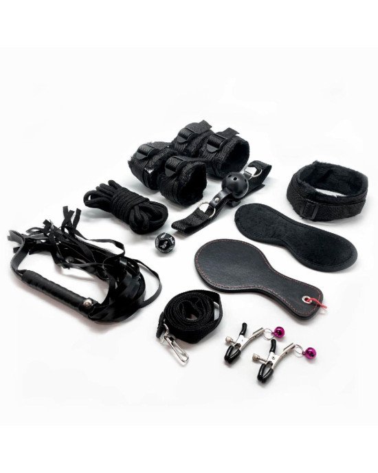 Набір для BDSM Alive FURY Black BDSM Kit, 10 предметів Набір для BDSM Alive FURY Black BDSM Kit, 10 предметів
