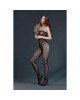 Бодістокінг Moonlight Model 02 Black, імітація корсета та панчохи на ажурній резинці Бодістокінг Moonlight Model 02 Black, імітація корсета та панчохи на ажурній резинці