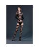 Комплект: боді та панчохи Moonlight Model 06 Black, довгі рукави, малюнок у вигляді ліфа, силуетний Комплект: боді та панчохи Moonlight Model 06 Black, довгі рукави, малюнок у вигляді ліфа, силуетний