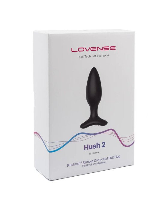Анальна смарт вібропробка Lovense Hush 2, розмір S Анальна смарт вібропробка Lovense Hush 2, розмір S