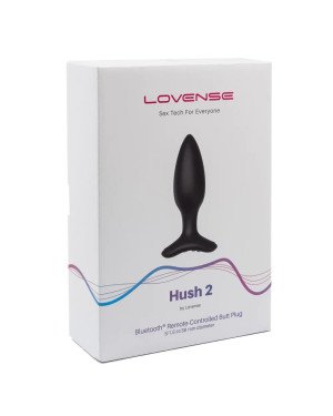 Анальна смарт вібропробка Lovense Hush 2, розмір S Анальна смарт вібропробка Lovense Hush 2, розмір S
