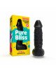 Крафтове мило-член із присоскою Pure Bliss BIG Black, натуральне Крафтове мило-член із присоскою Pure Bliss BIG Black, натуральне