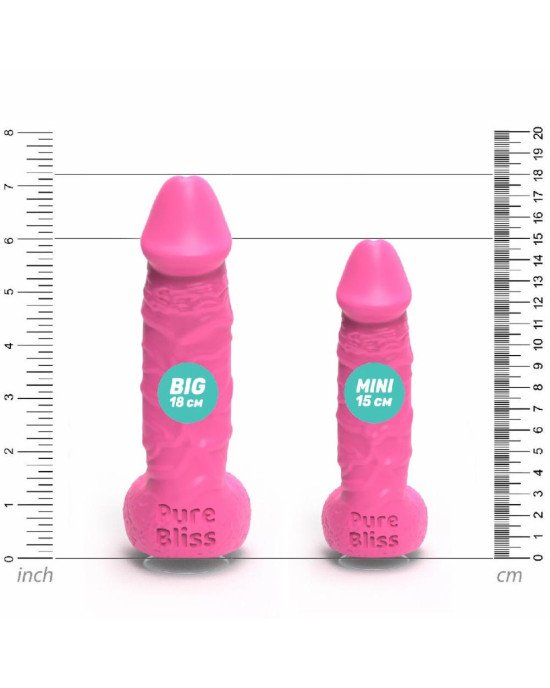 Крафтове мило-член із присоскою Pure Bliss BIG Pink, натуральне Крафтове мило-член із присоскою Pure Bliss BIG Pink, натуральне