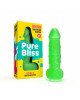 Крафтове мило-член із присоскою Pure Bliss BIG Green, натуральне Крафтове мило-член із присоскою Pure Bliss BIG Green, натуральне
