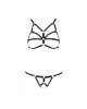 Комплект білизни зі стреп Armanda Set black XXL/XXXL — Passion Exclusive Комплект білизни зі стреп Armanda Set black XXL/XXXL — Passion Exclusive