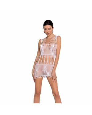 Бодістокінг — мінісукня з метеликами Passion BS090 white