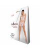 Бодістокінг — мінісукня з метеликами Passion BS090 white Бодістокінг — мінісукня з метеликами Passion BS090 white