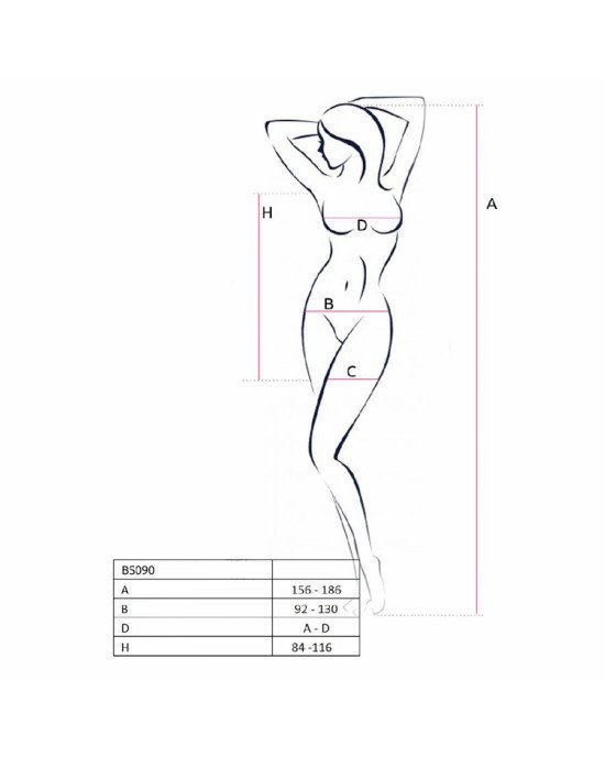 Бодістокінг — мінісукня з метеликами Passion BS090 white Бодістокінг — мінісукня з метеликами Passion BS090 white