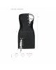 Мінісукня з екошкіри CELINE CHEMISE black S/M — Passion: шнурівка, трусики в комплекті Мінісукня з екошкіри CELINE CHEMISE black S/M — Passion: шнурівка, трусики в комплекті