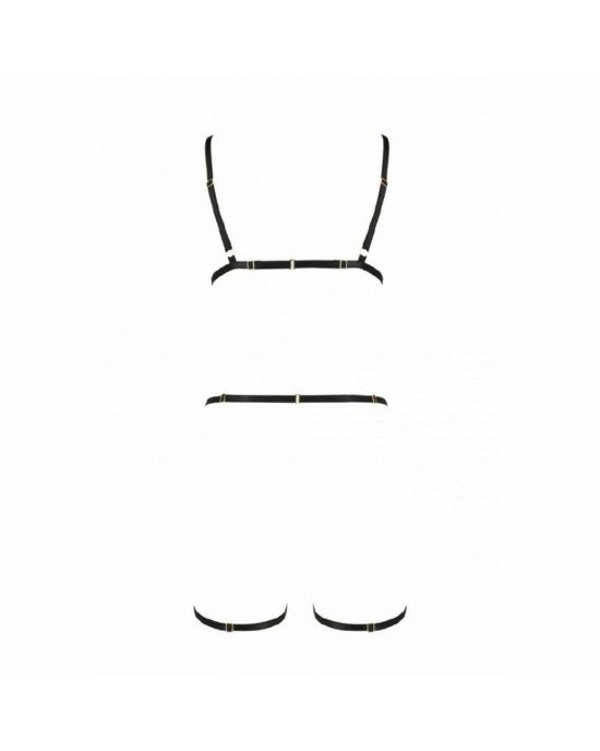Портупея стрепи на все тіло Indica black XXL/XXXL — Passion Exclusive Портупея стрепи на все тіло Indica black XXL/XXXL — Passion Exclusive