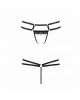 Трусики-стрінги зі стреп із мереживом Lorry Thong black XXL/XXXL — Passion Exclusive Трусики-стрінги зі стреп із мереживом Lorry Thong black XXL/XXXL — Passion Exclusive