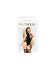 Боді Penthouse Hotter Than Hell S/L Black, непрозоре, вирізи, декольте, імітація шнурівки, панчохи Боді Penthouse Hotter Than Hell S/L Black, непрозоре, вирізи, декольте, імітація шнурівки, панчохи