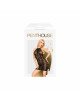 Мінісукня Penthouse Cautious Cat XL Black, мереживо, вставка в зоні декольте, виріз на спині Мінісукня Penthouse Cautious Cat XL Black, мереживо, вставка в зоні декольте, виріз на спині