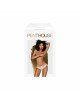 Трусики-бразиліана Penthouse Mermaid Fantasy L/XL Rosa, мереживо, низька посадка, ремінці, бантики Трусики-бразиліана Penthouse Mermaid Fantasy L/XL Rosa, мереживо, низька посадка, ремінці, бантики