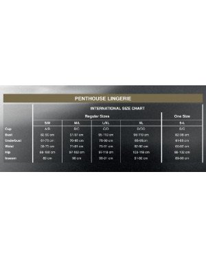Трусики-сліпи Penthouse Too Hot To Be Real M/L Purple, мереживо, регульована посадка Трусики-сліпи Penthouse Too Hot To Be Real M/L Purple, мереживо, регульована посадка